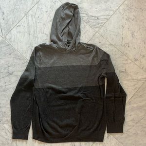 Banana Republic Men’s Large 100 cotton grey hooded sweater